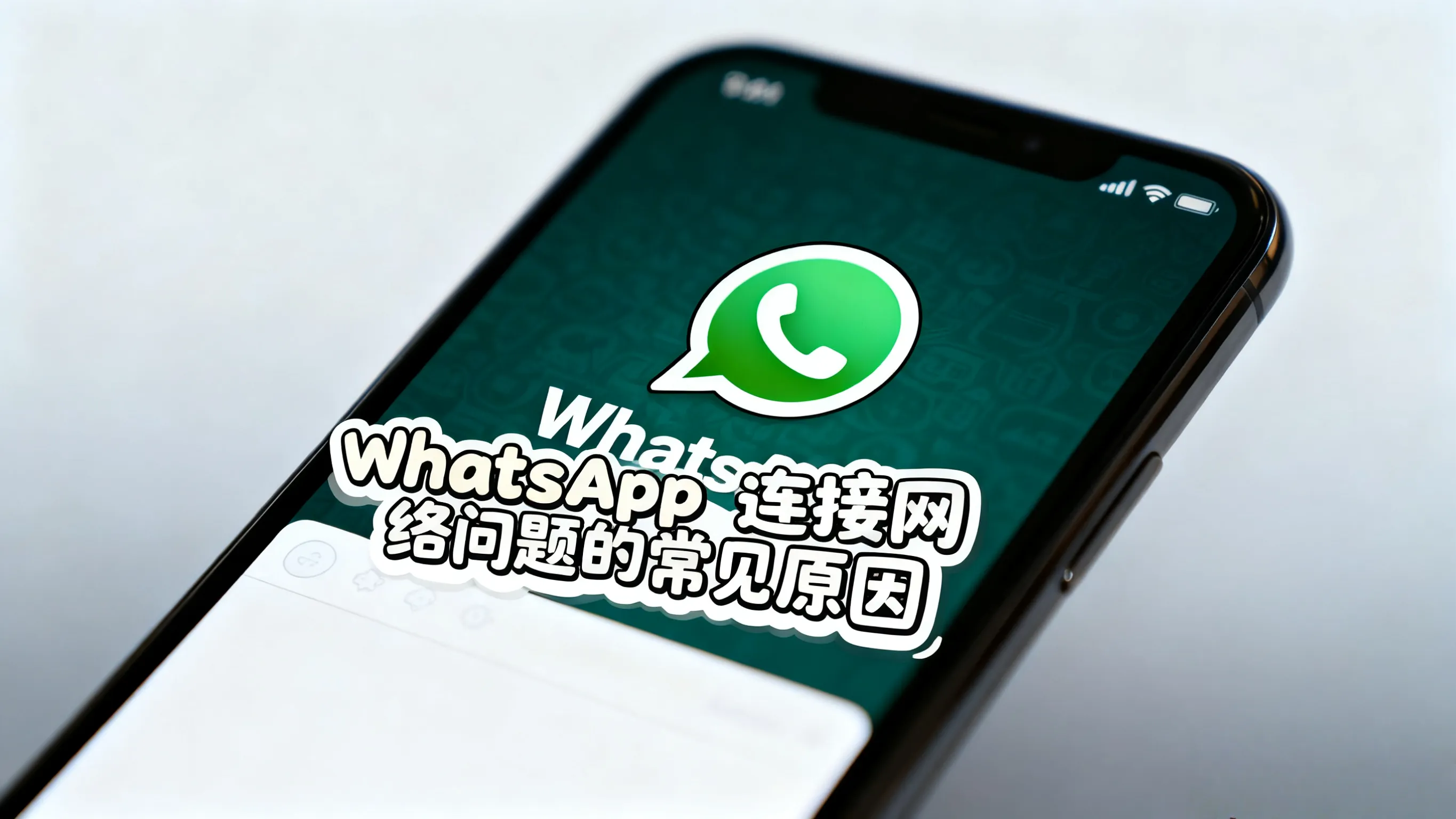 WhatsApp无法联网？试试这些简单步骤修复连接问题