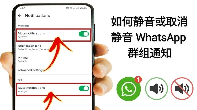 教你一步步设置WhatsApp通知，不再错过消息